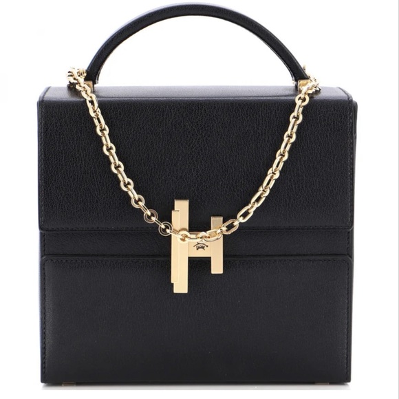 Hermes leather bag - Picture 1 of 7